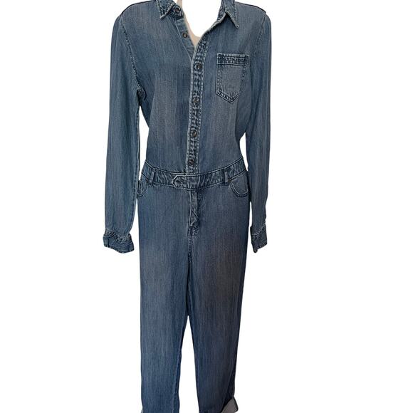 Universal Thread Denim Jumpsuit, Women's Size 2 - Picture 2 of 9